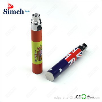ECigarette battery ego c twist 650/900/1100/1300mah ego flag n battery